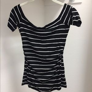 WhiteHouseBlackMarket Stripped Shirt